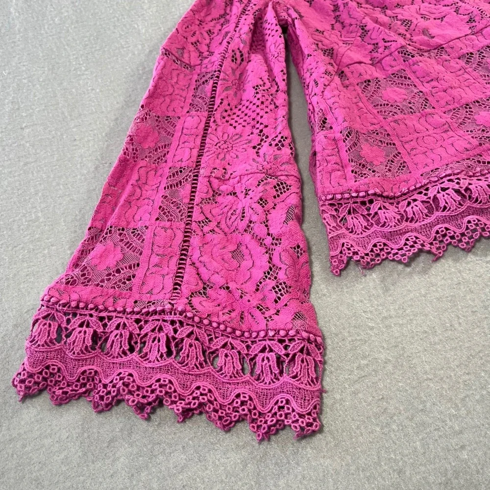 Anthropologie floral lace